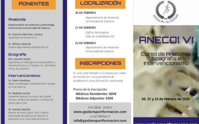ANECOI VI. Curso de Anatomía, Ecografía e Intervencionismo