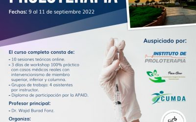 I CURSO INTERNACIONAL DE INMERSION EN PROLOTERAPIA