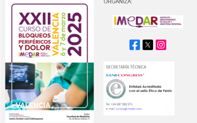 XXII Curso de Bloqueos Periféricos y Dolor